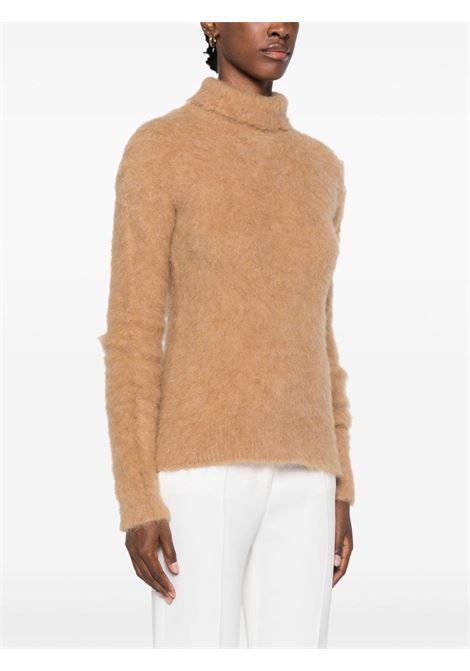 Brown elgar fluffy jumper  Maxmara sportmax - women MAXMARA SPORTMAX | 2422366162600006